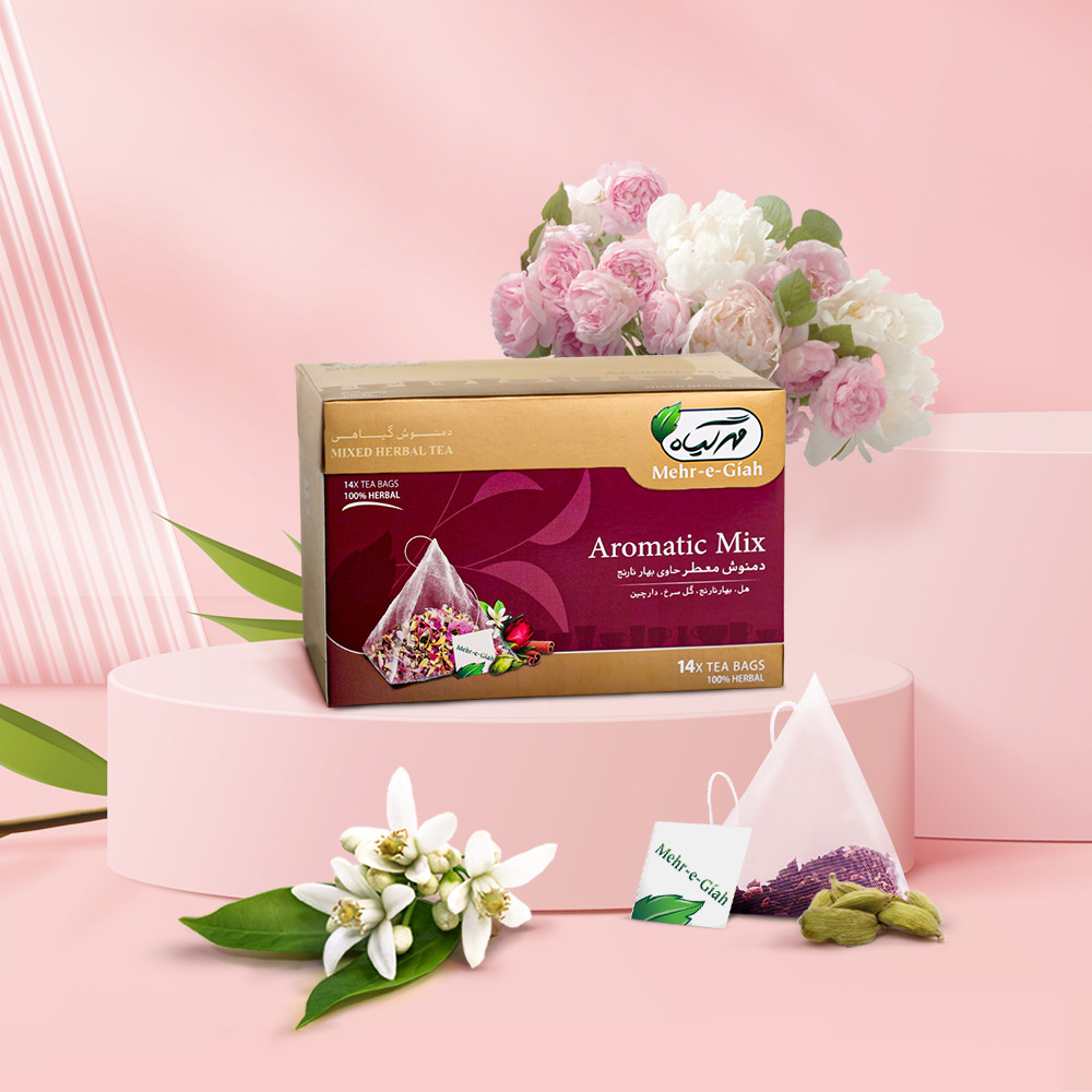 3-8 دمنوش معطر (حاوی بهار نارنج) ۱۴ عددی